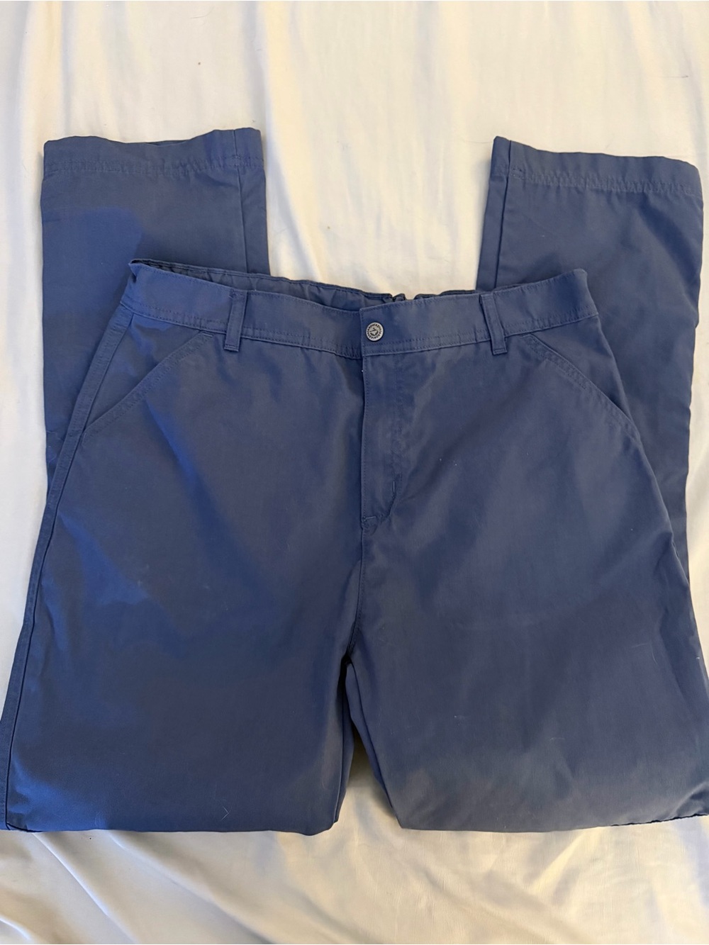 Girls Patagonia Quandary Hiking Pants XXL Blue Roll Up Convertible Capri Outdoor